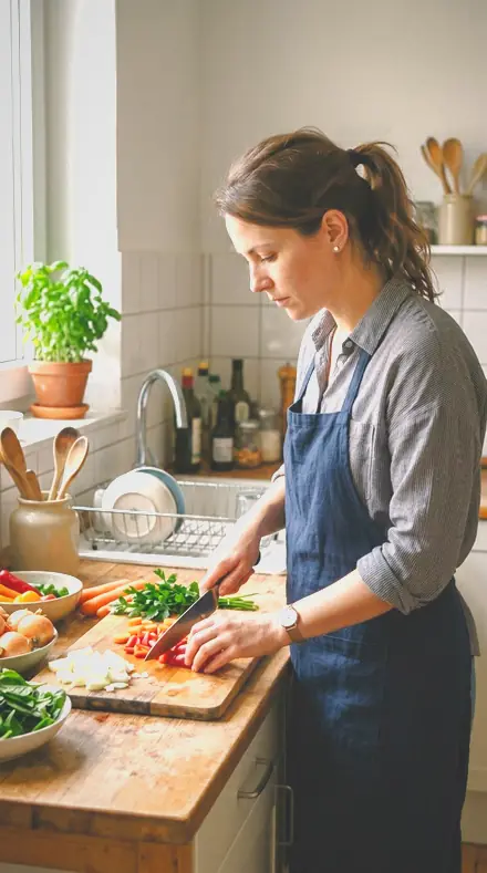 Graded with People Library: A weeknight, at the stove