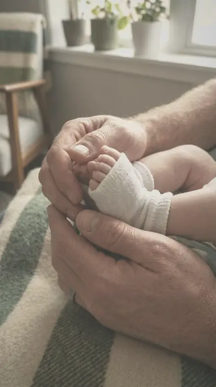 Graded with People Library: Family Wave on Small hands, skin kept soft